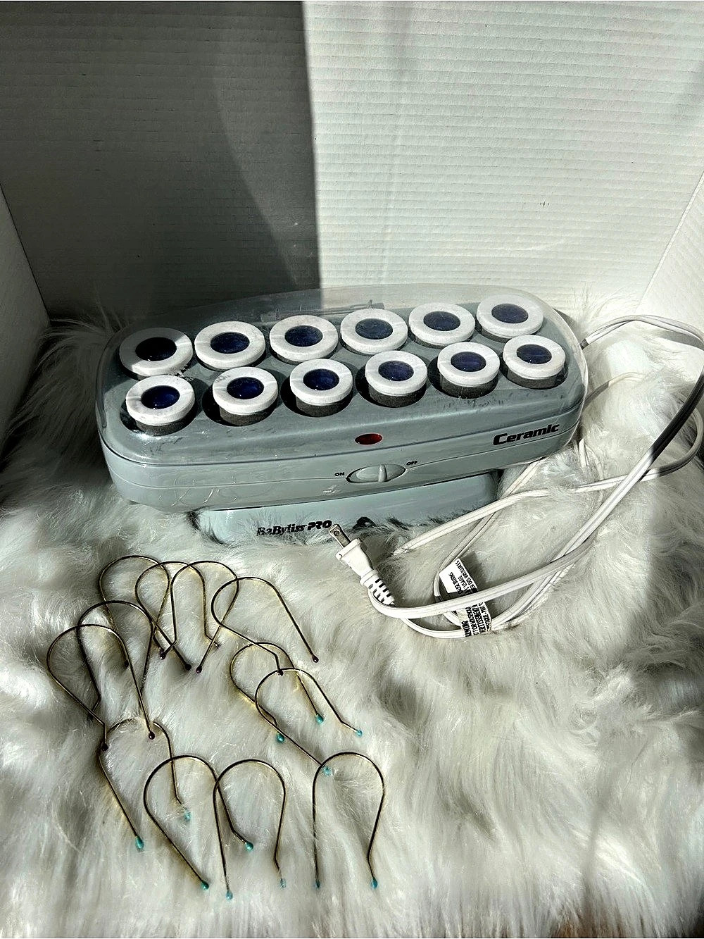 Babyliss Hot Roller Set White & Blue